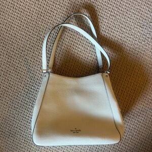 Kate Spade Mountain Grey Leila Leather Shoulder Bag